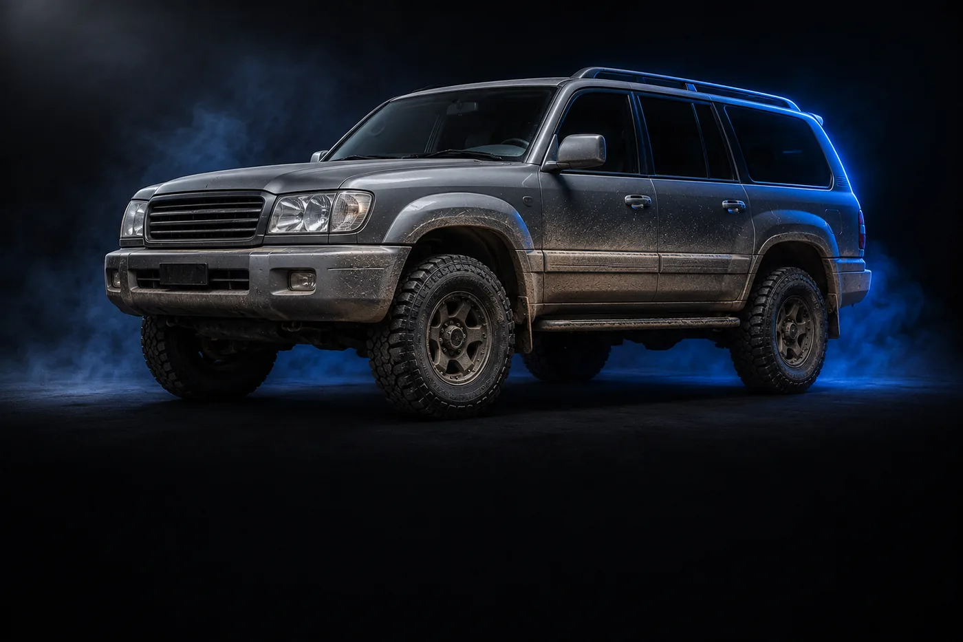 Full-size four-wheel drive on all-terrain tyres